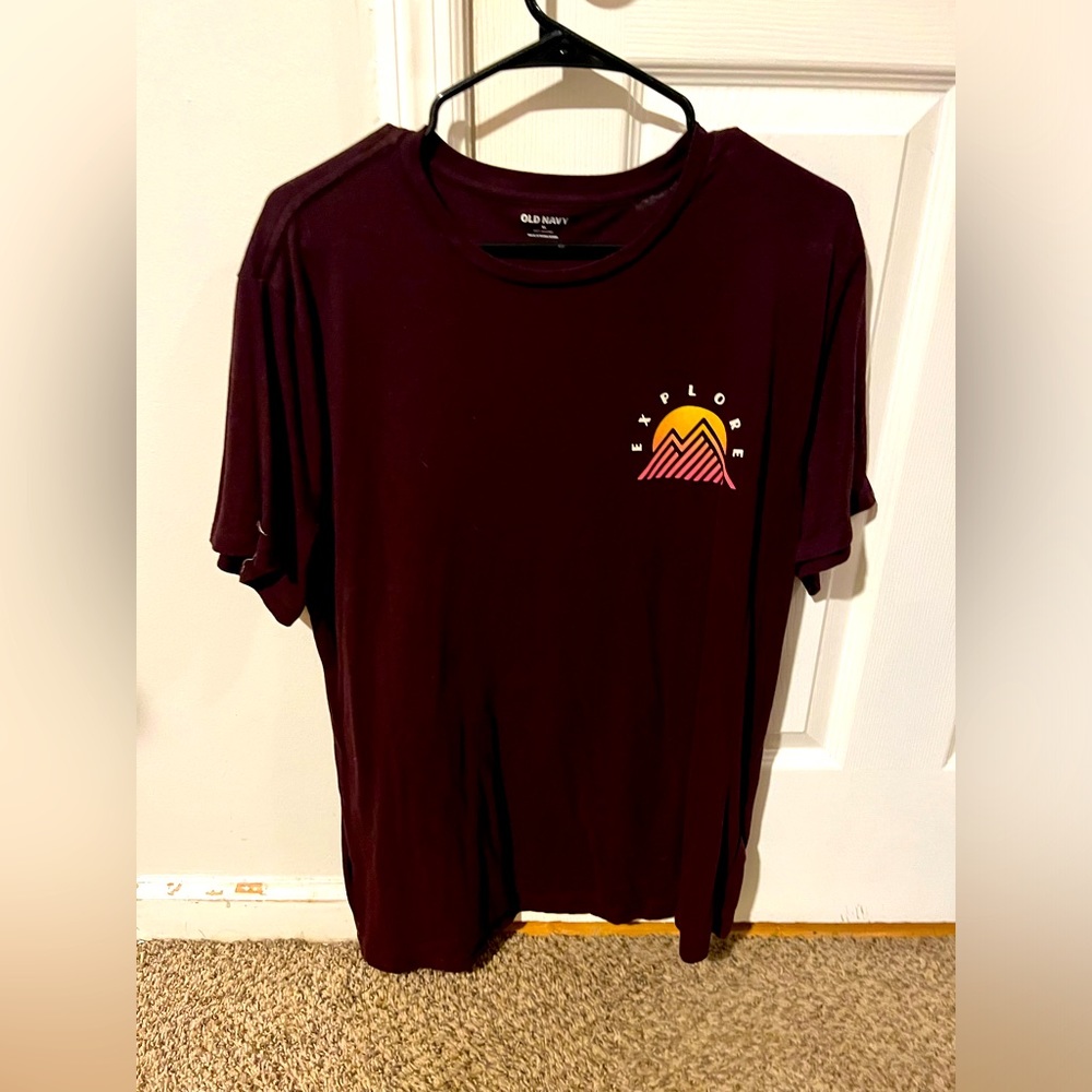 Two Old Navy graphic tees, worn once and never came out of the closet!!